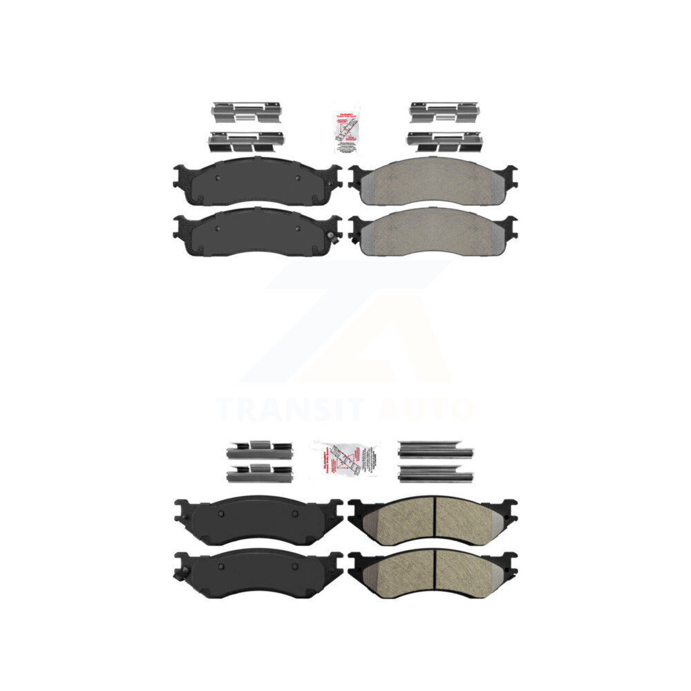 AmeriBRAKES - KNF-100992 - Front and Rear Disc Brake Pad Kits