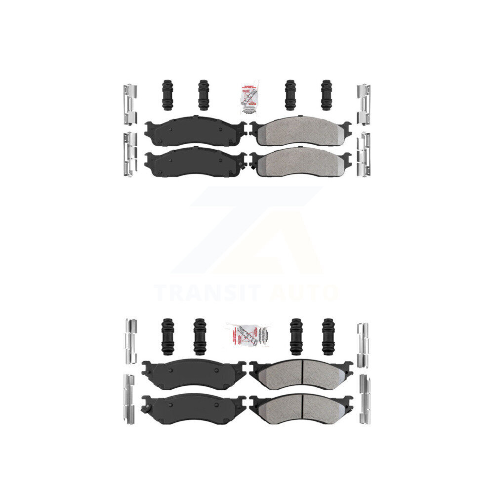 AmeriBRAKES - KNF-100995 - Front and Rear Disc Brake Pad Kits