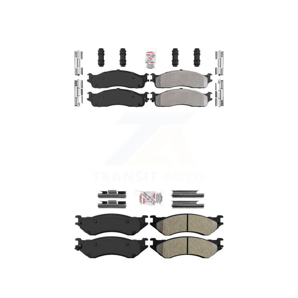 AmeriBRAKES - KNF-100996 - Front and Rear Disc Brake Pad Kits
