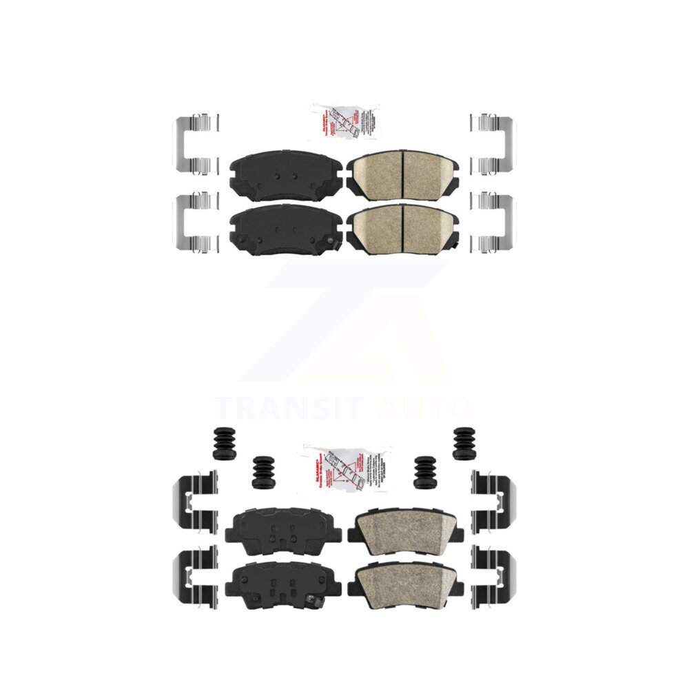 AmeriBRAKES KNF-101013 Disc Brake Pad for 2010-2011 Hyundai Azera - Front and Rear
