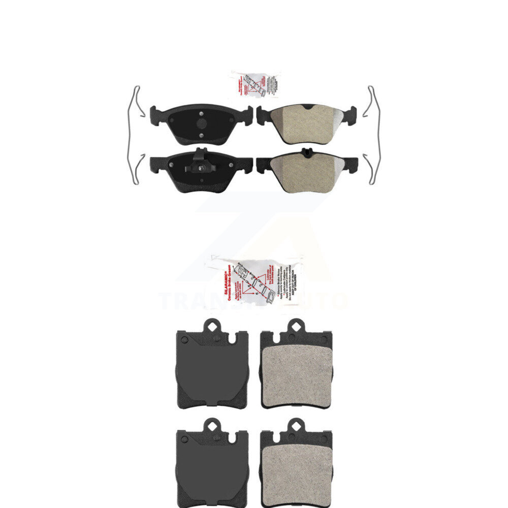 AmeriBRAKES - KNF-101027 - Front and Rear Disc Brake Pad Kits