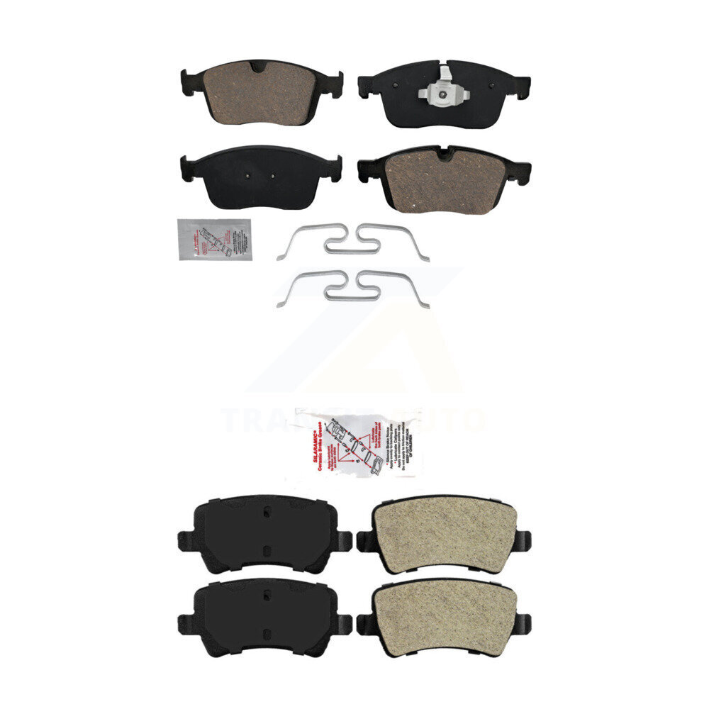 AmeriBRAKES - KNF-101033 - Front and Rear Disc Brake Pad Kits