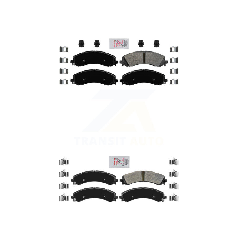 AmeriBRAKES - KNF-101079 - Front and Rear Disc Brake Pad Kits