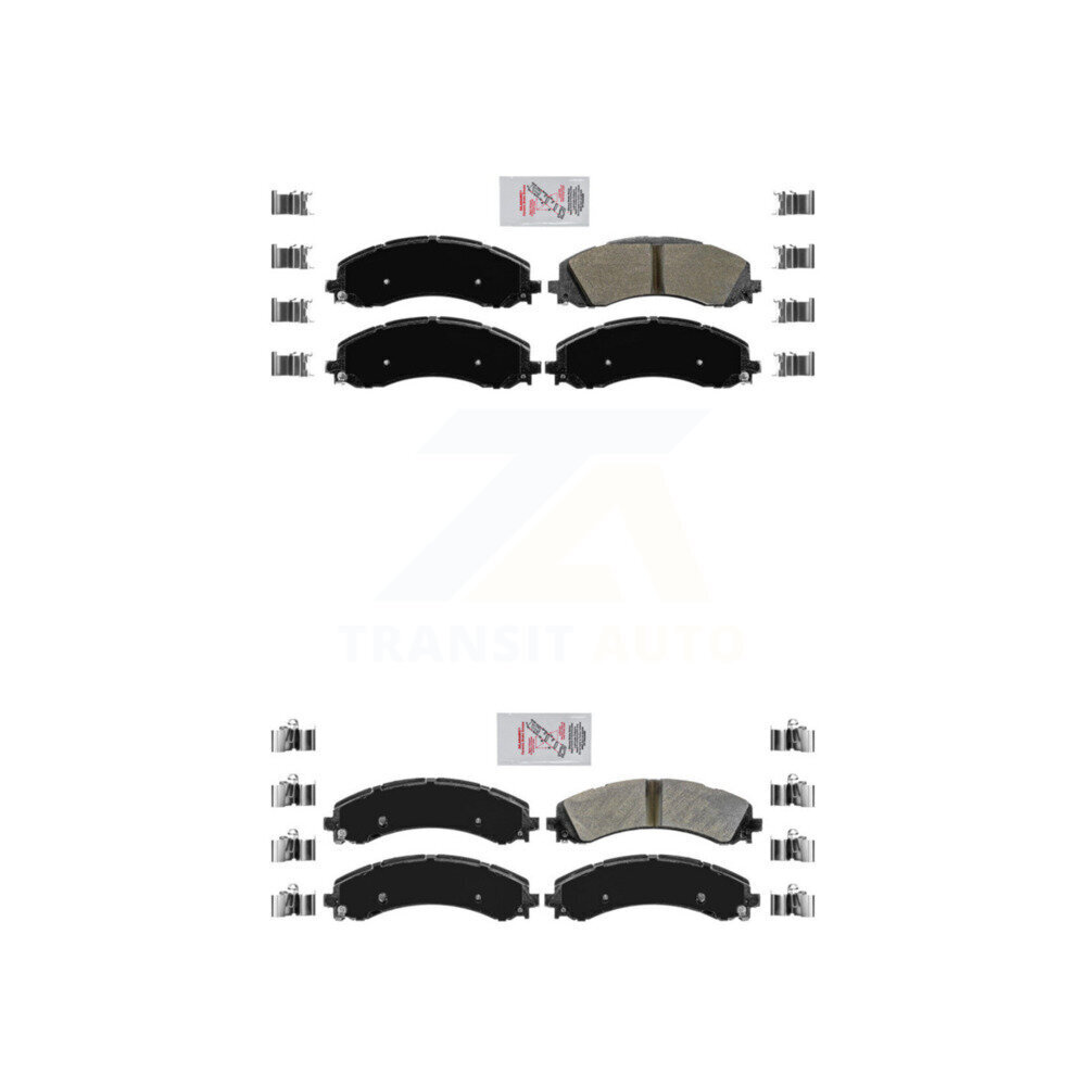 AmeriBRAKES - KNF-101083 - Front and Rear Disc Brake Pad Kits