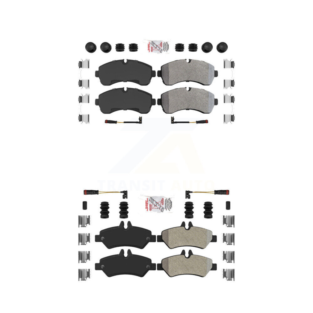 AmeriBRAKES - KNF-101099 - Front and Rear Disc Brake Pad Kits