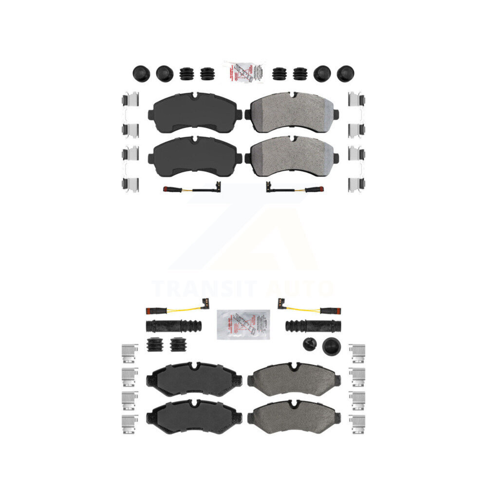 AmeriBRAKES - KNF-101101 - Front and Rear Disc Brake Pad Kits