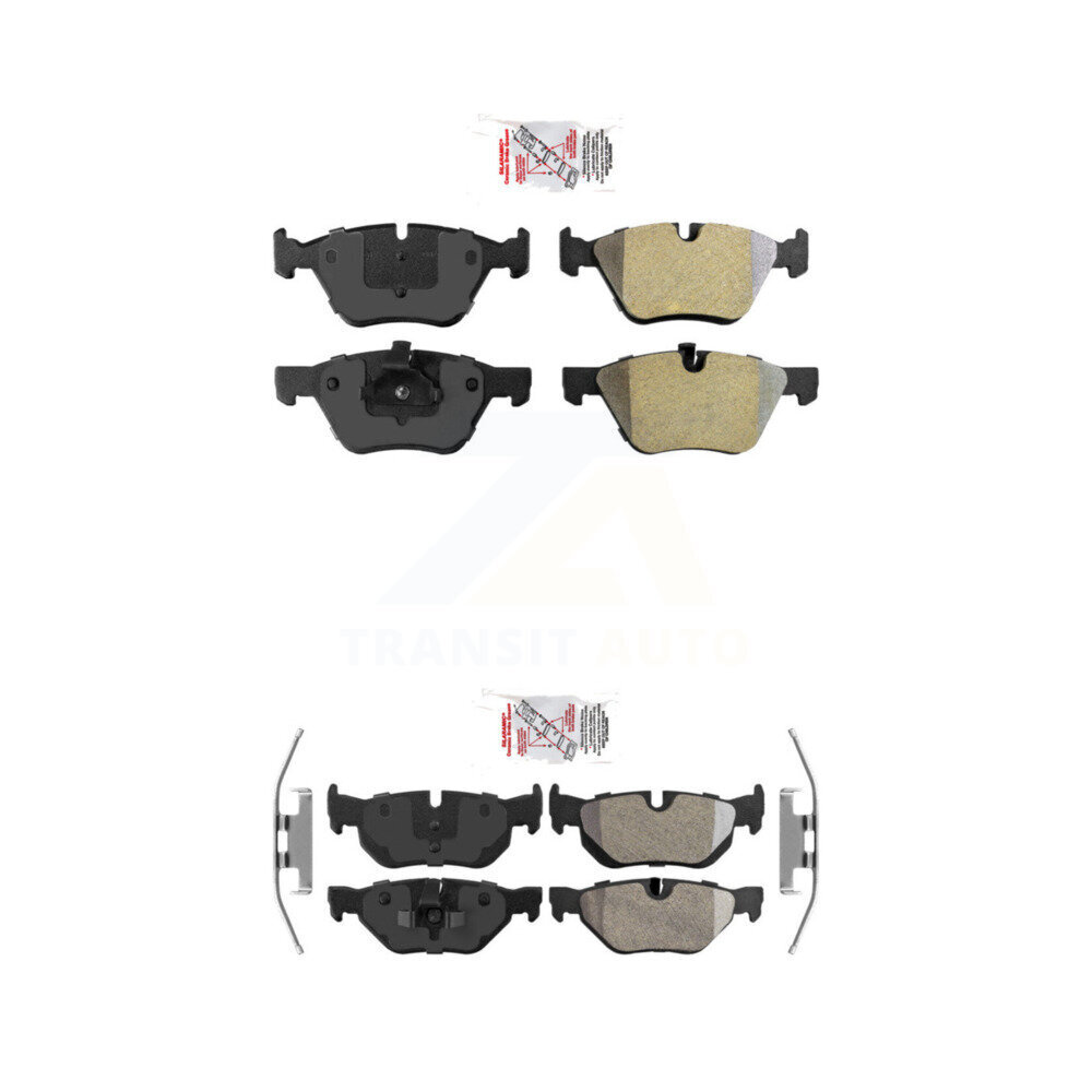 AmeriBRAKES - KNF-101104 - Front and Rear Disc Brake Pad Kits