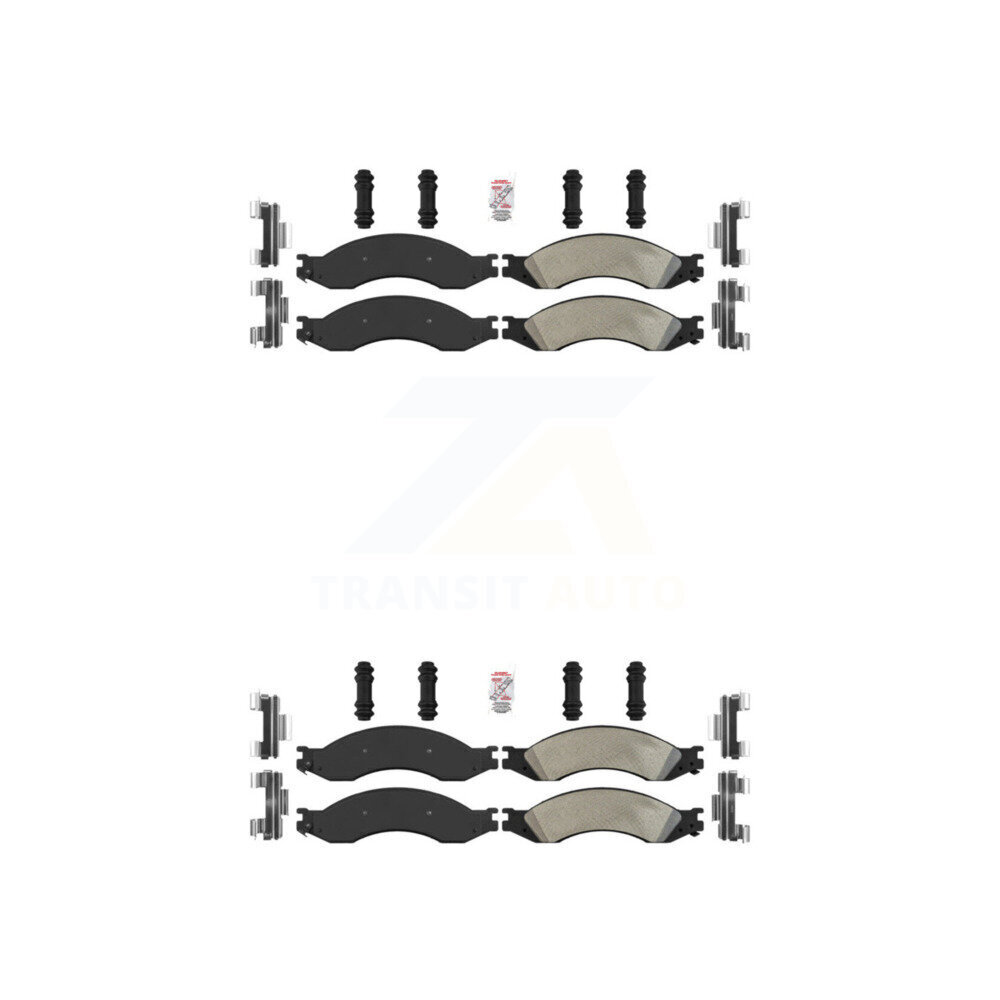 AmeriBRAKES - KNF-101158 - Front and Rear Disc Brake Pad Kits