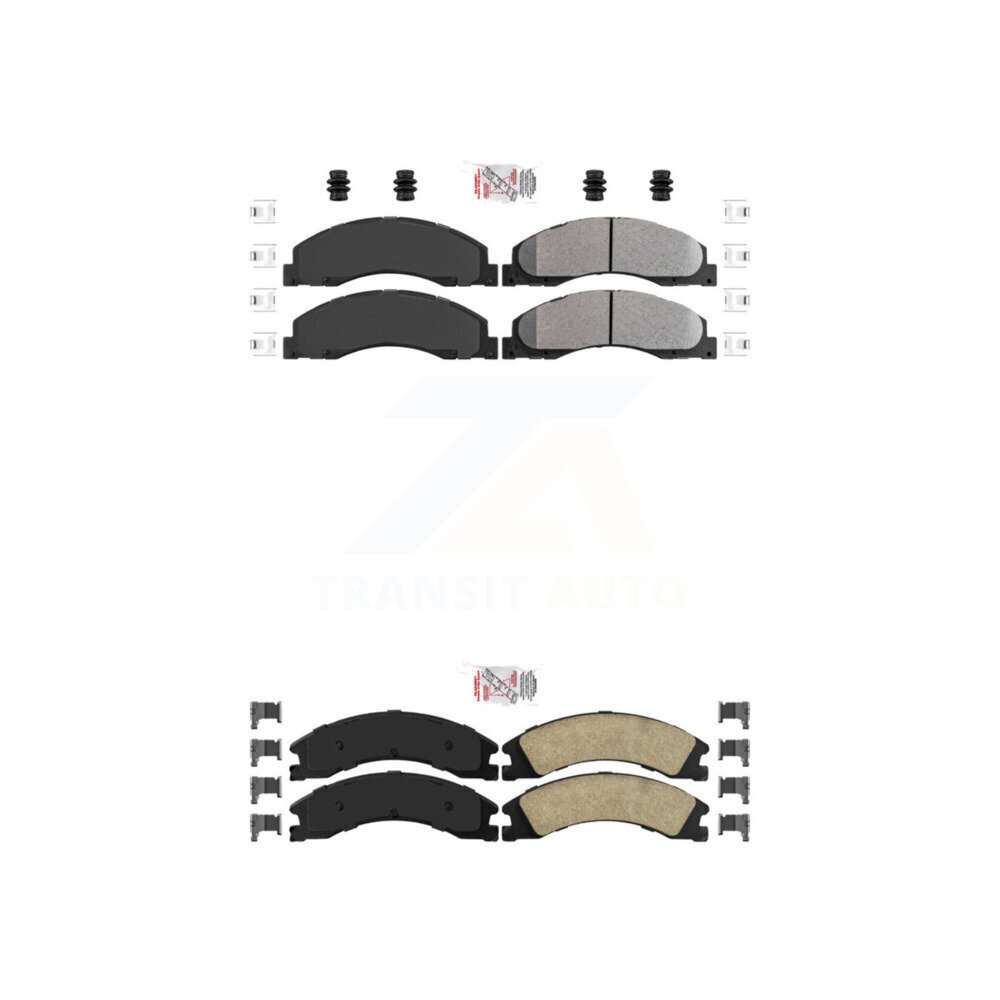 AmeriBRAKES KNF-101315 Disc Brake Pad for 2008-2023 Ford E-450 Super Duty - Front and Rear