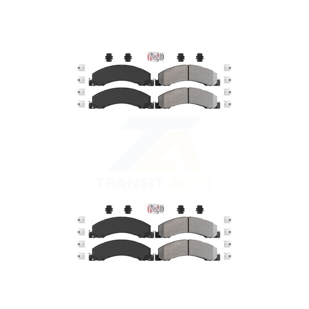 AmeriBRAKES - KNF-101321 - Front and Rear Disc Brake Pad Kits