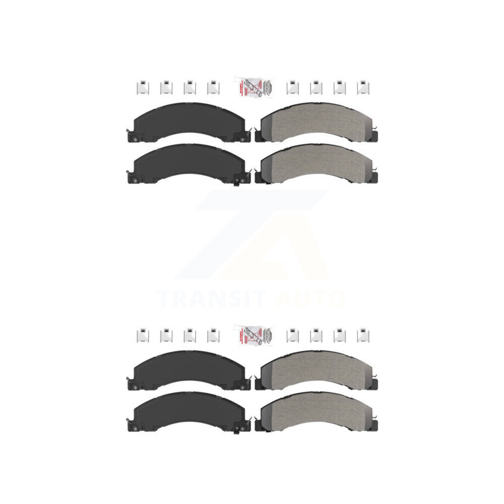AmeriBRAKES - KNF-101324 - Front and Rear Disc Brake Pad Kits