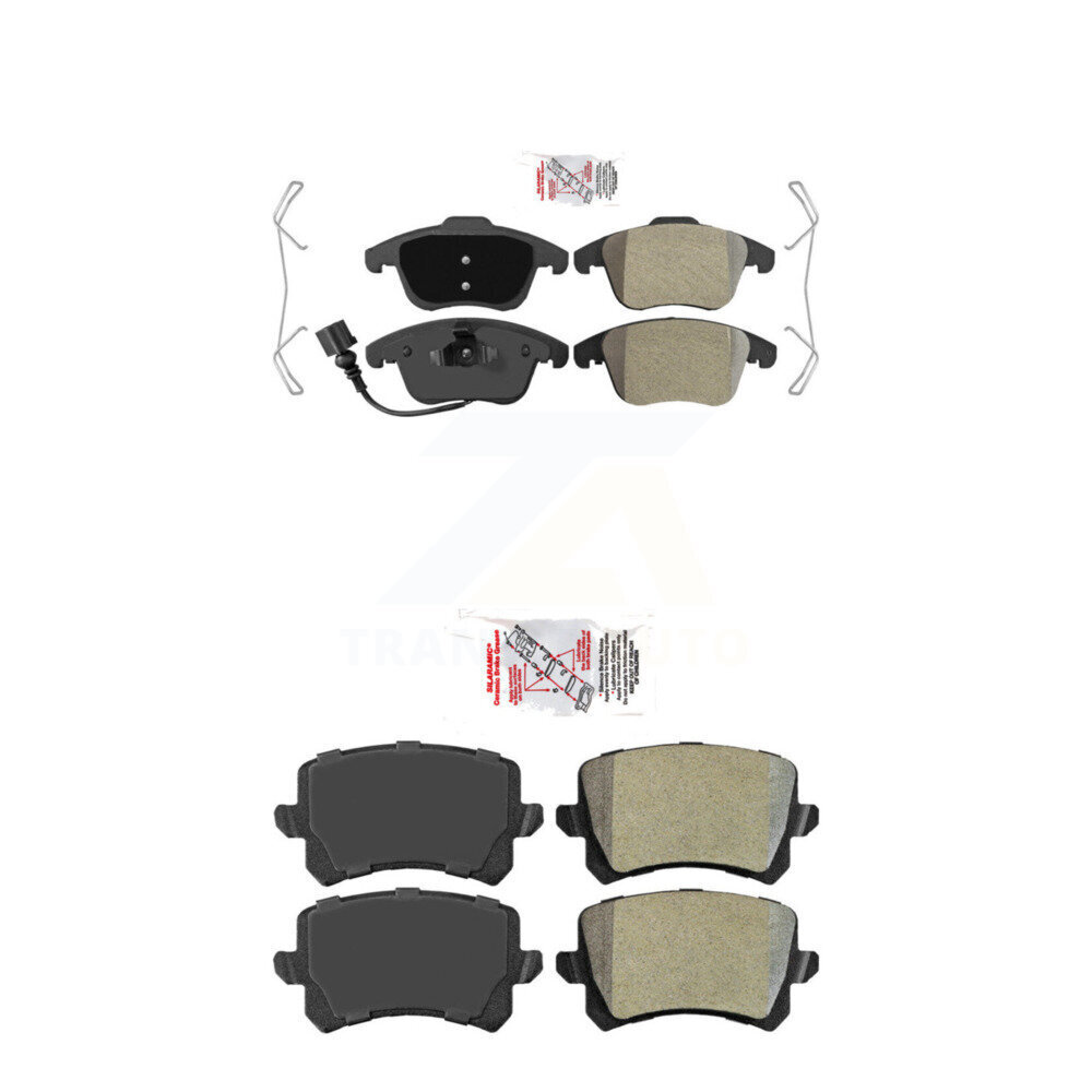 AmeriBRAKES - KNF-101337 - Front and Rear Disc Brake Pad Kits