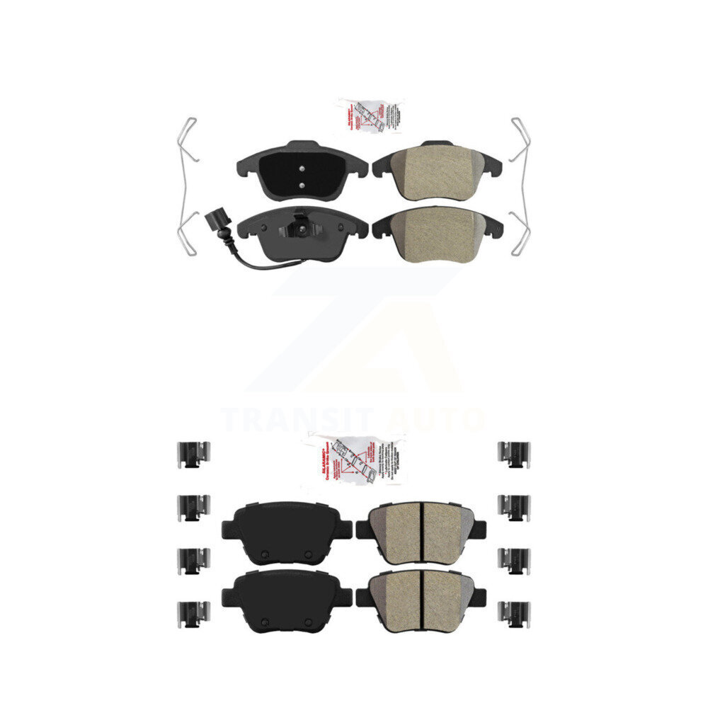 AmeriBRAKES - KNF-101339 - Front and Rear Disc Brake Pad Kits