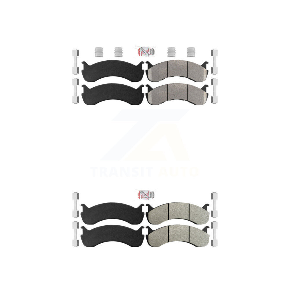 AmeriBRAKES - KNF-101350 - Front and Rear Disc Brake Pad Kits