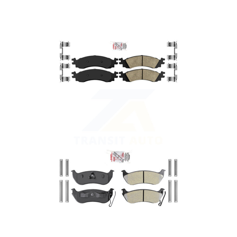 AmeriBRAKES - KNF-101379 - Front and Rear Disc Brake Pad Kits