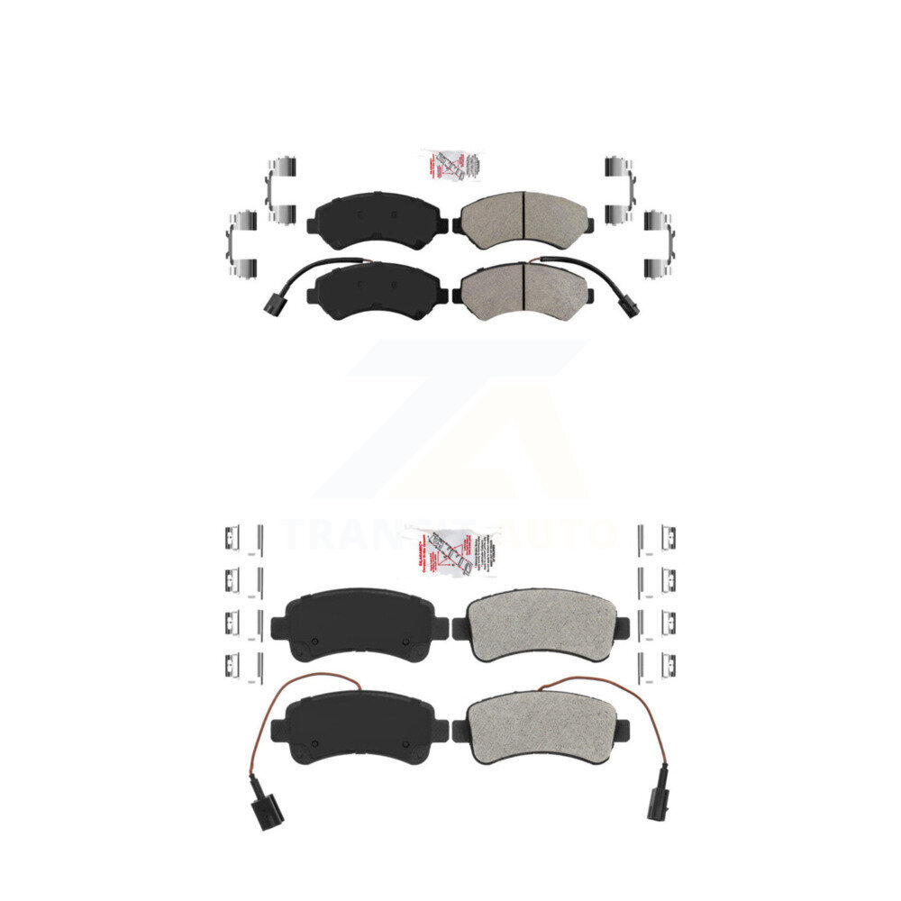 AmeriBRAKES - KNF-101388 - Front and Rear Disc Brake Pad Kits