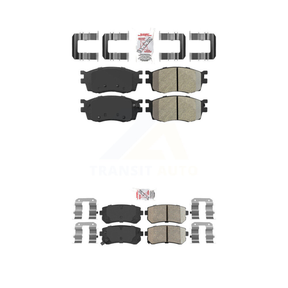AmeriBRAKES - KNF-101403 - Front and Rear Disc Brake Pad Kits