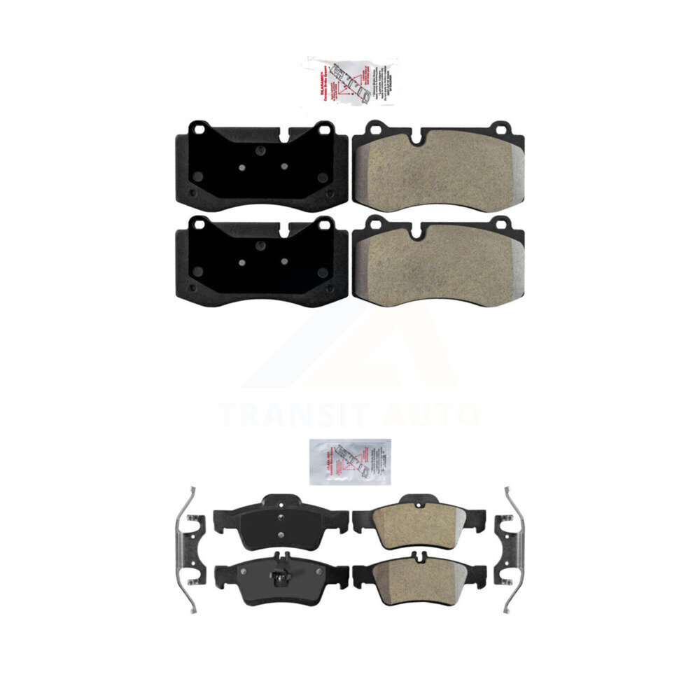 AmeriBRAKES - KNF-101405 - Front and Rear Disc Brake Pad Kits