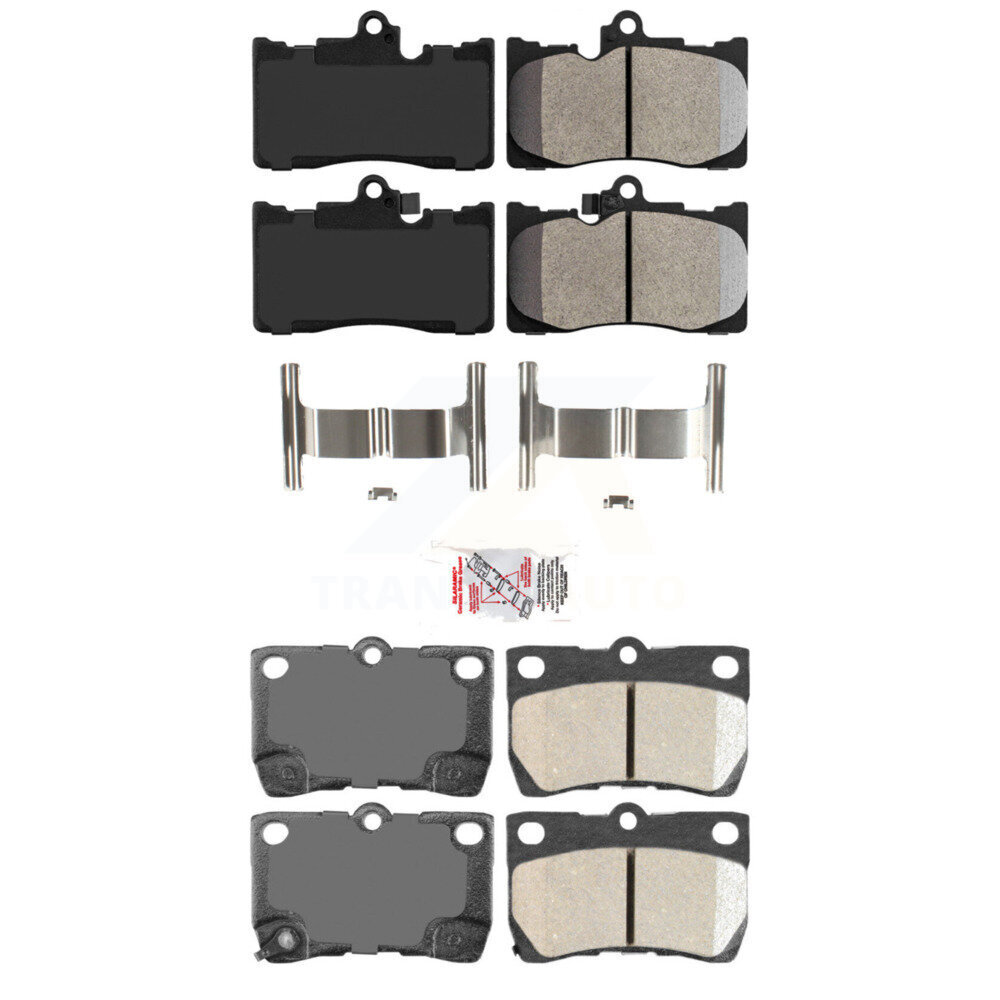 AmeriBRAKES - KNF-101464 - Front and Rear Disc Brake Pad Kits