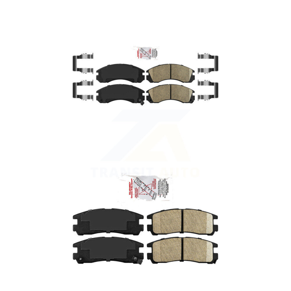 AmeriBRAKES - KNF-101469 - Front and Rear Disc Brake Pad Kits