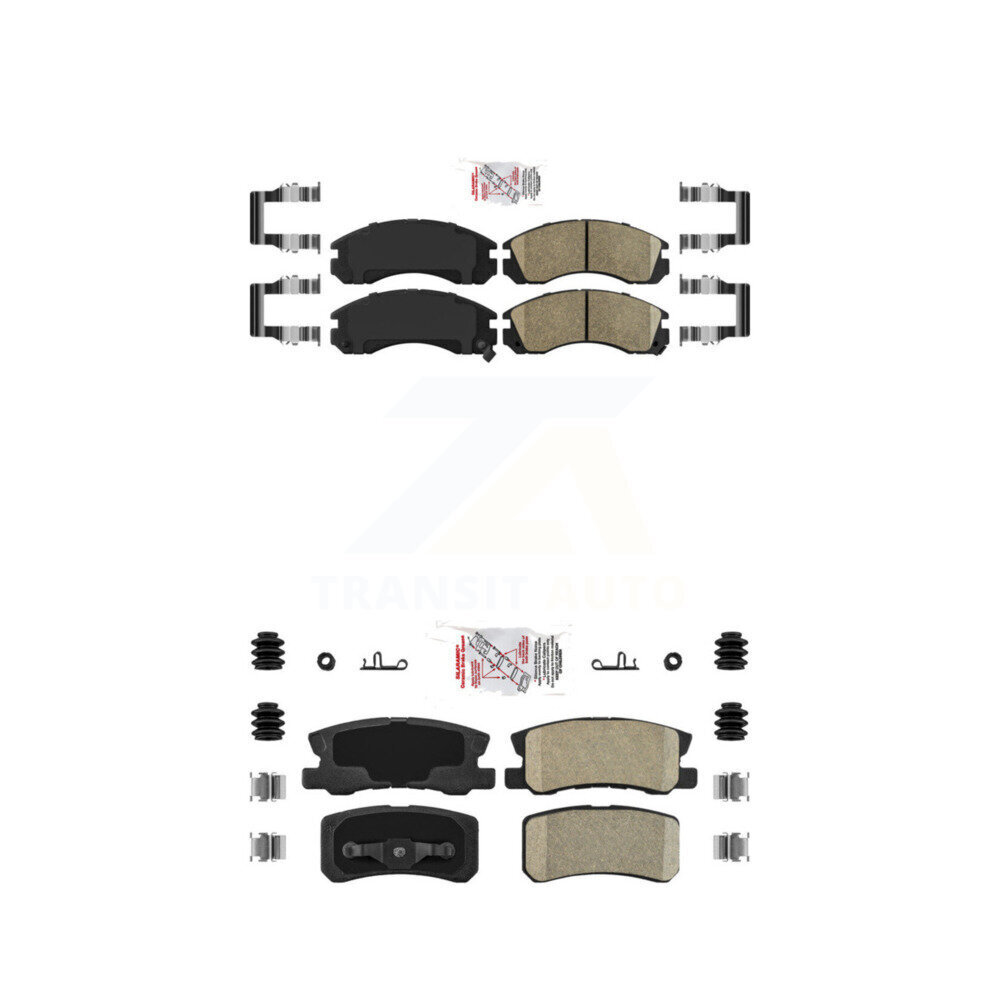 AmeriBRAKES - KNF-101513 - Front and Rear Disc Brake Pad Kits