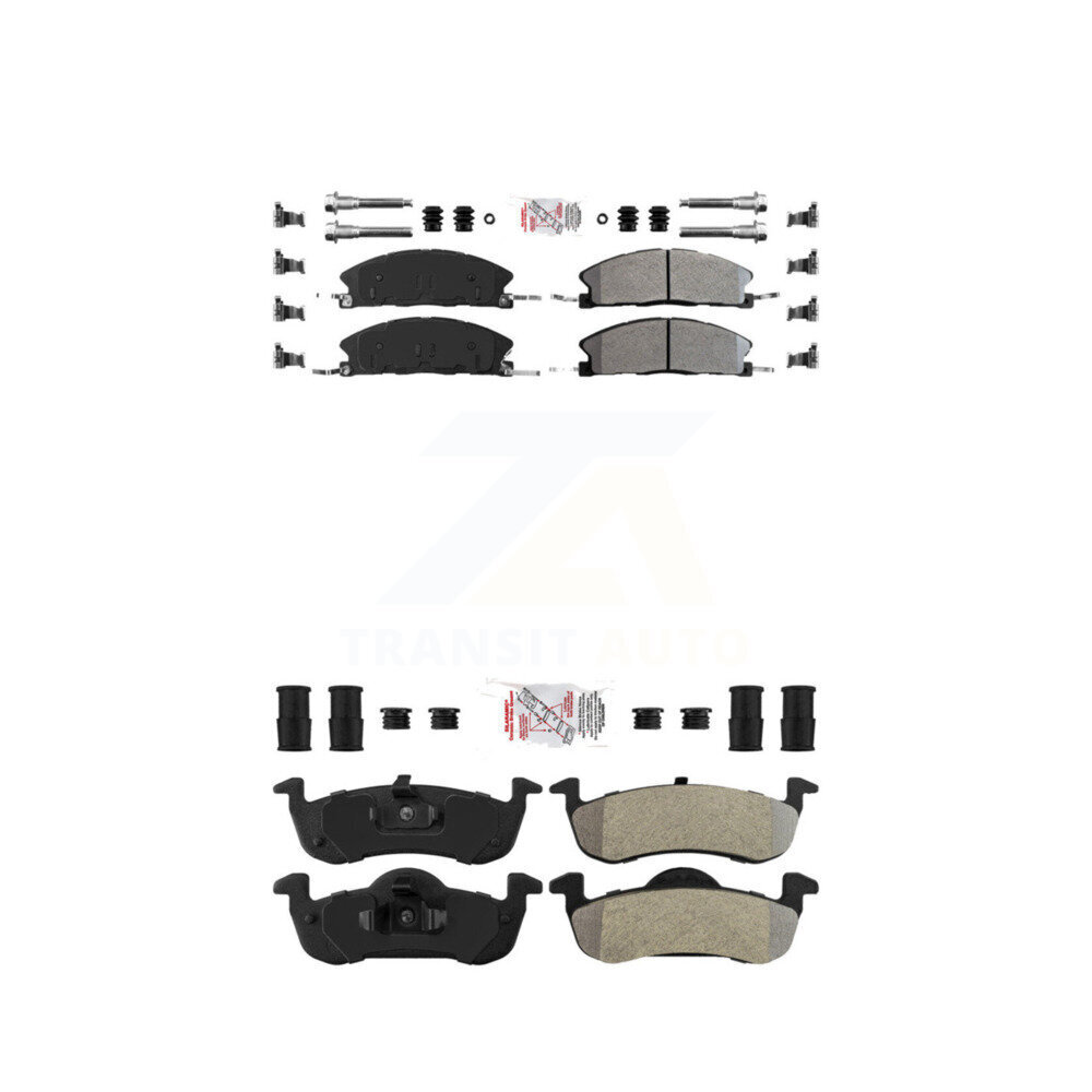AmeriBRAKES - KNF-101564 - Front and Rear Disc Brake Pad Kits