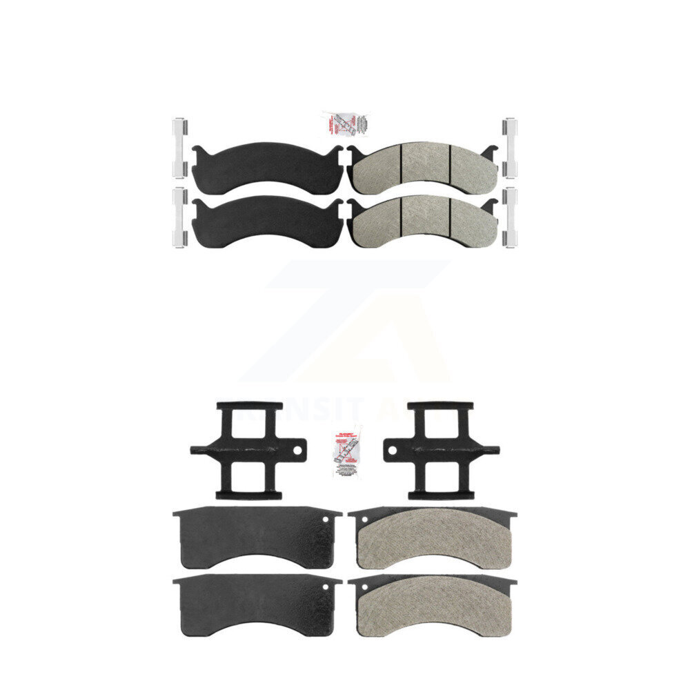AmeriBRAKES - KNF-101574 - Front and Rear Disc Brake Pad Kits