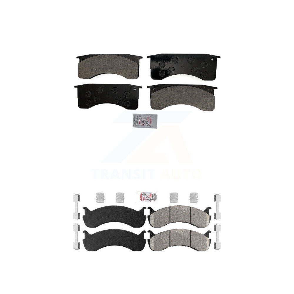 AmeriBRAKES - KNF-101580 - Front and Rear Disc Brake Pad Kits