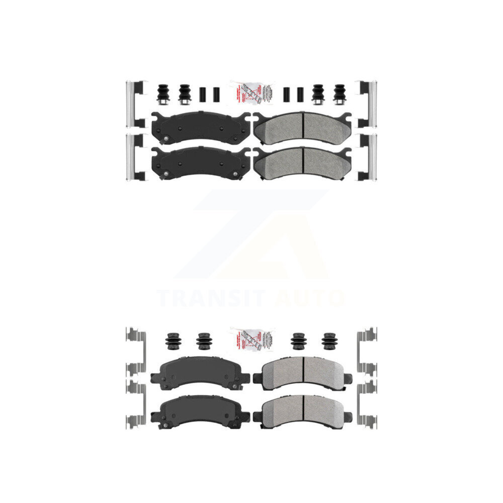 AmeriBRAKES - KNF-101629 - Front and Rear Disc Brake Pad Kits