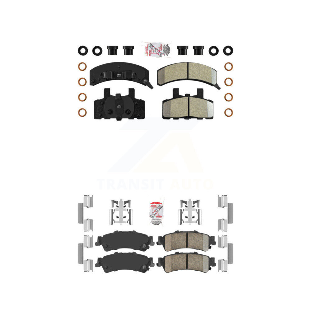 AmeriBRAKES - KNF-101631 - Front and Rear Disc Brake Pad Kits