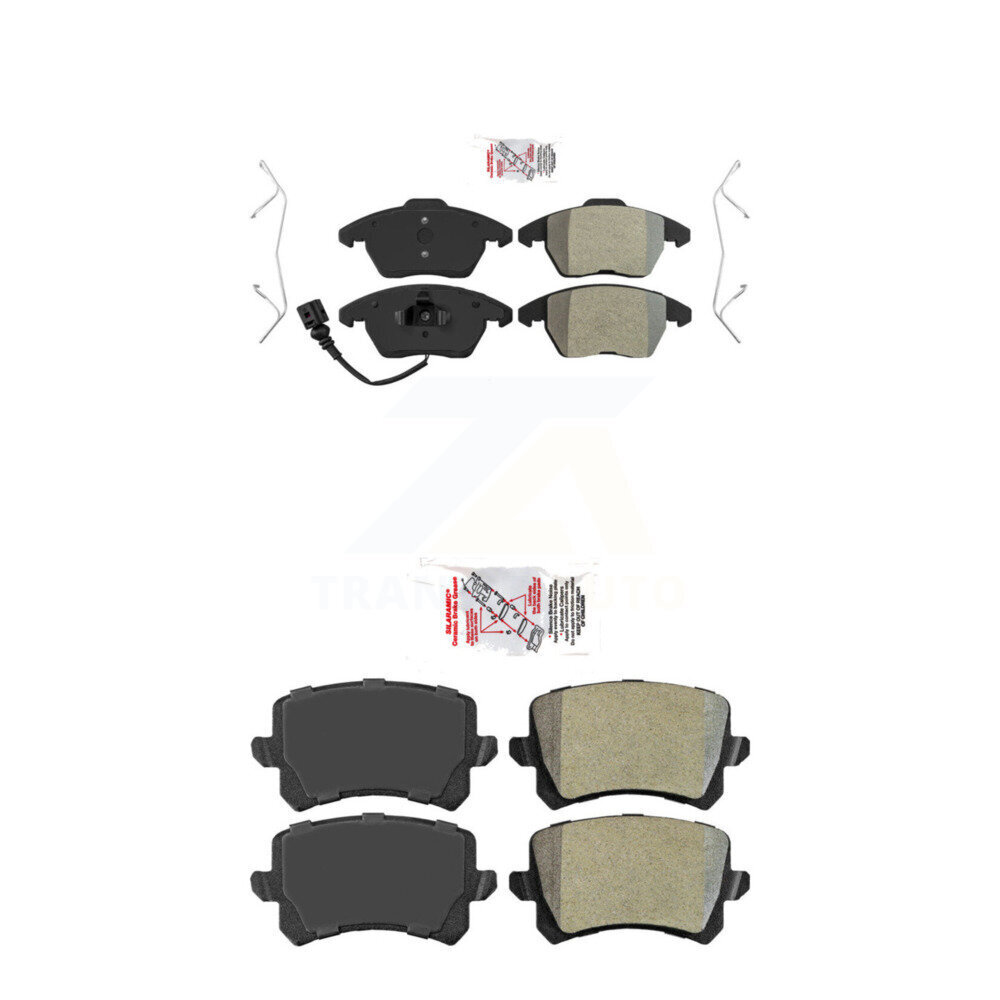 AmeriBRAKES - KNF-101658 - Front and Rear Disc Brake Pad Kits