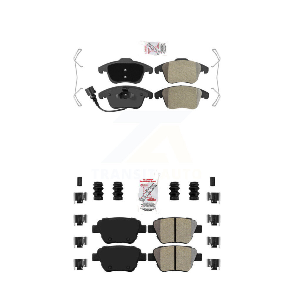AmeriBRAKES - KNF-101700 - Front and Rear Disc Brake Pad Kits
