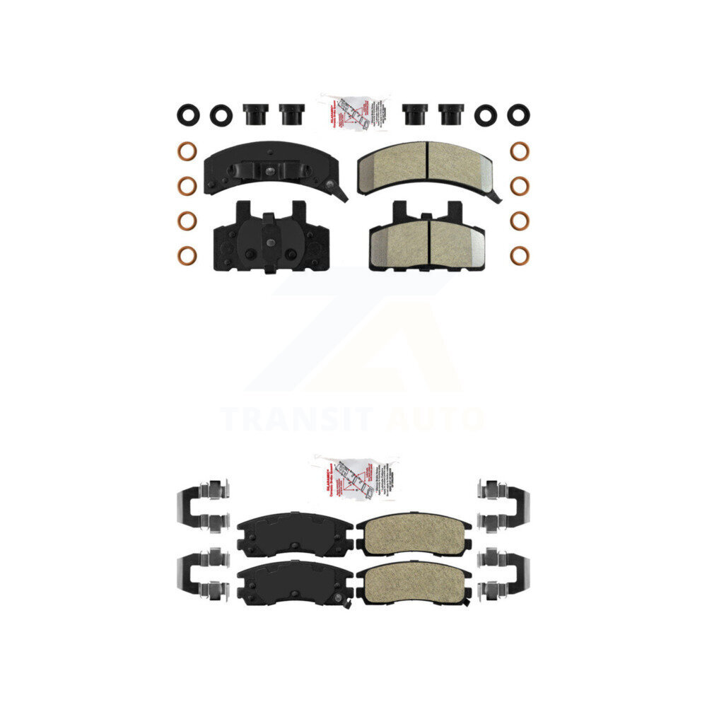 AmeriBRAKES - KNF-101701 - Front and Rear Disc Brake Pad Kits