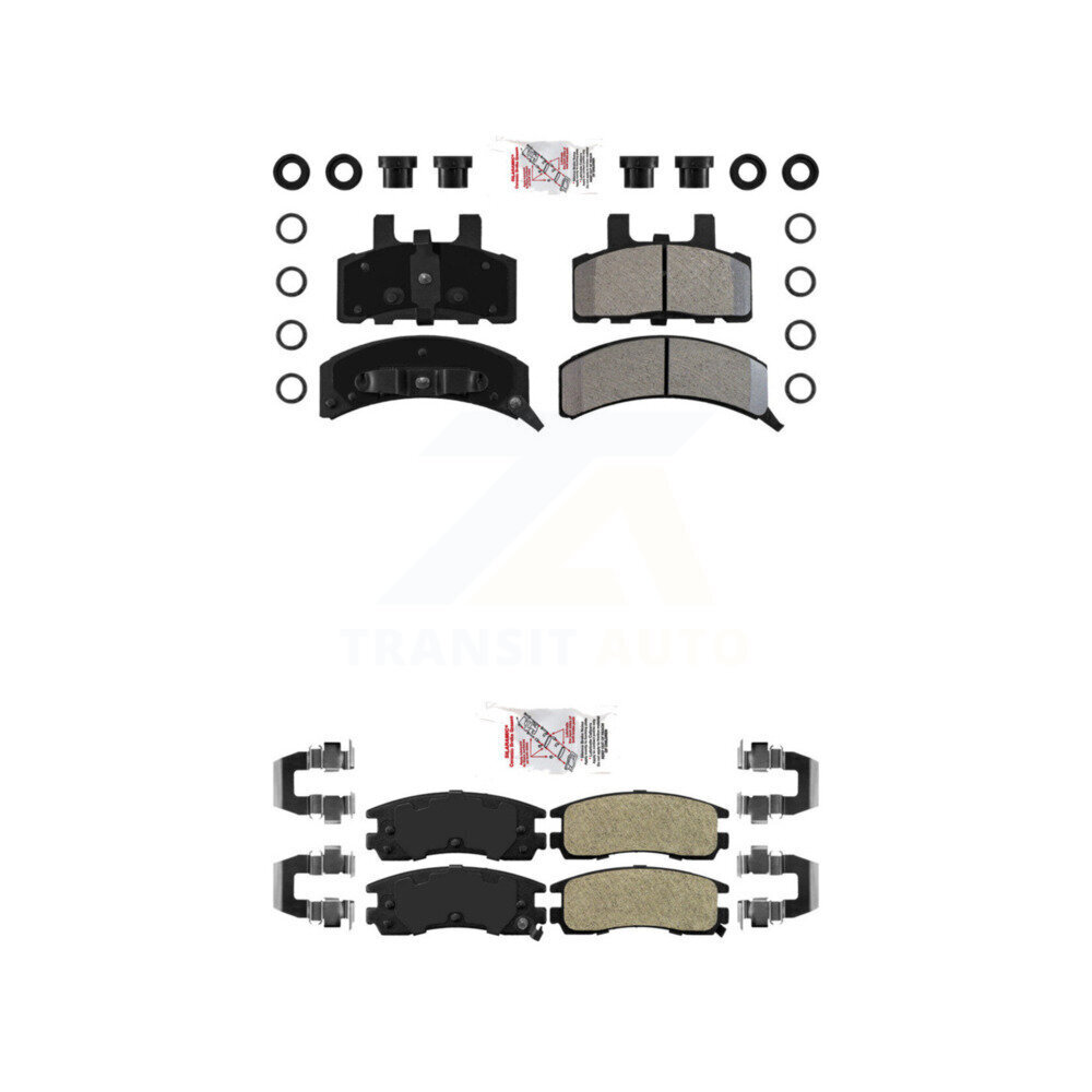 AmeriBRAKES KNF-101702 Disc Brake Pad for 1999 Cadillac DeVille - Front and Rear