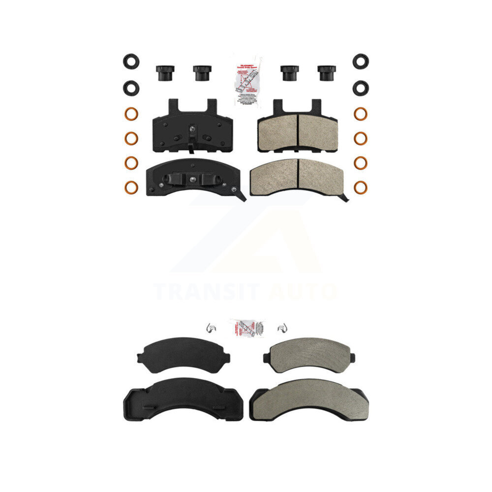 AmeriBRAKES - KNF-101705 - Front and Rear Disc Brake Pad Kits