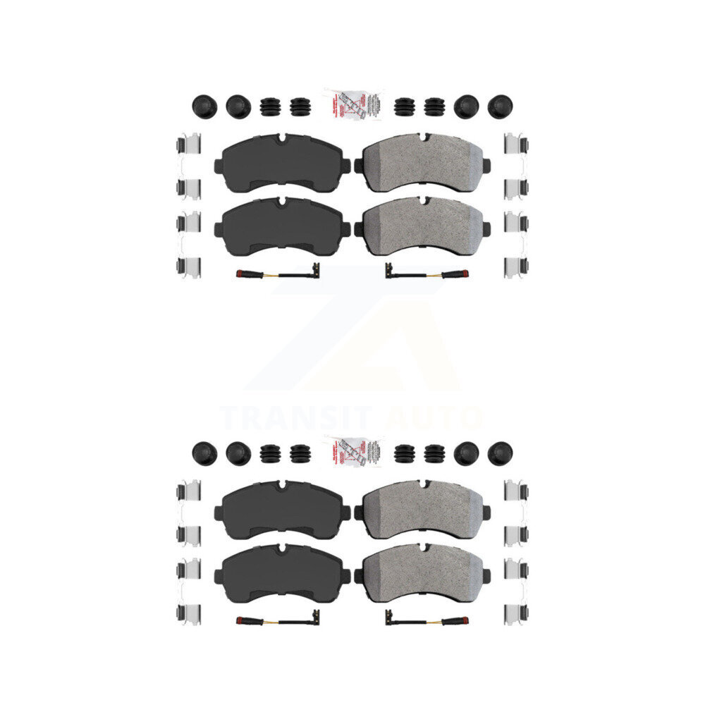 AmeriBRAKES - KNF-101706 - Front and Rear Disc Brake Pad Kits