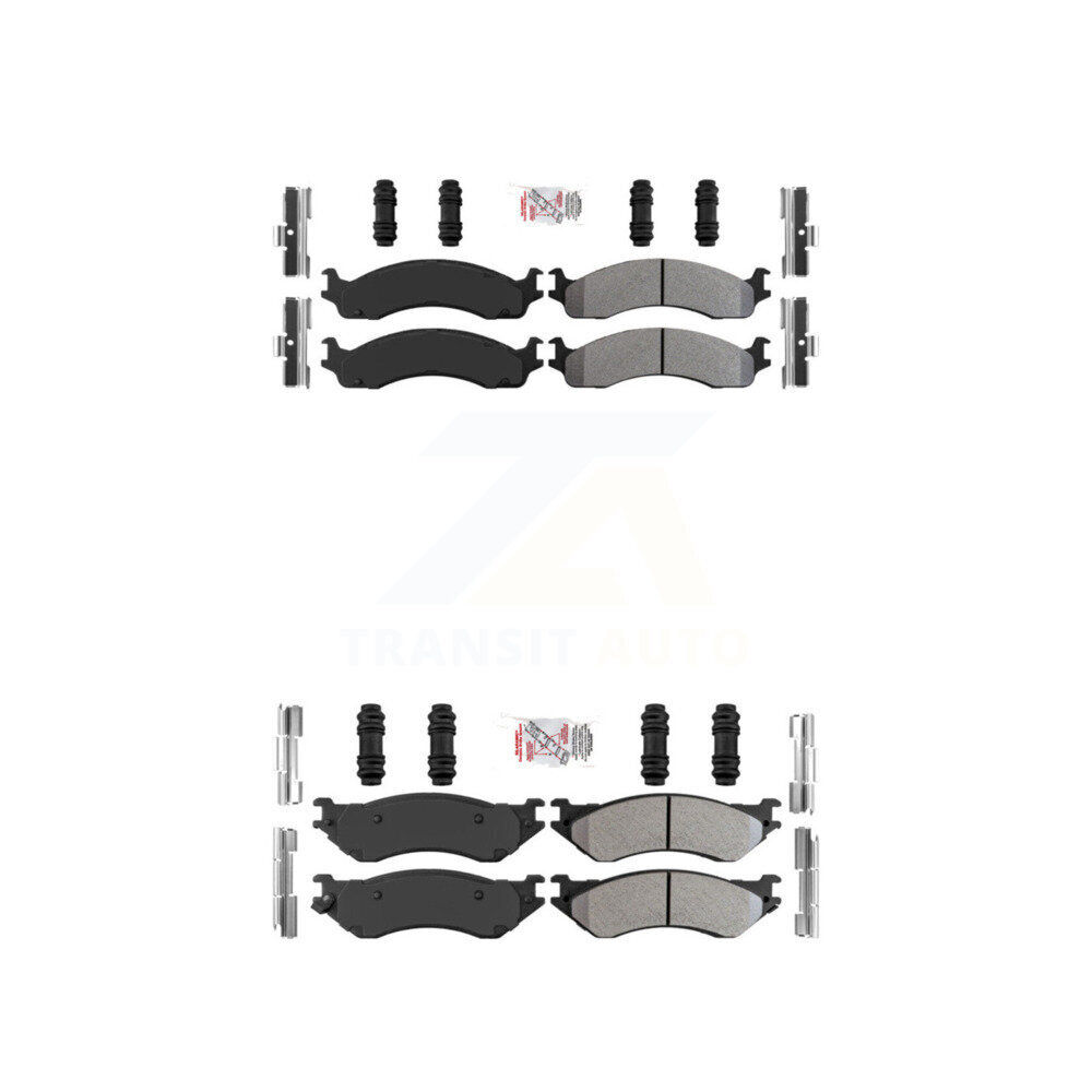 AmeriBRAKES - KNF-101716 - Front and Rear Disc Brake Pad Kits