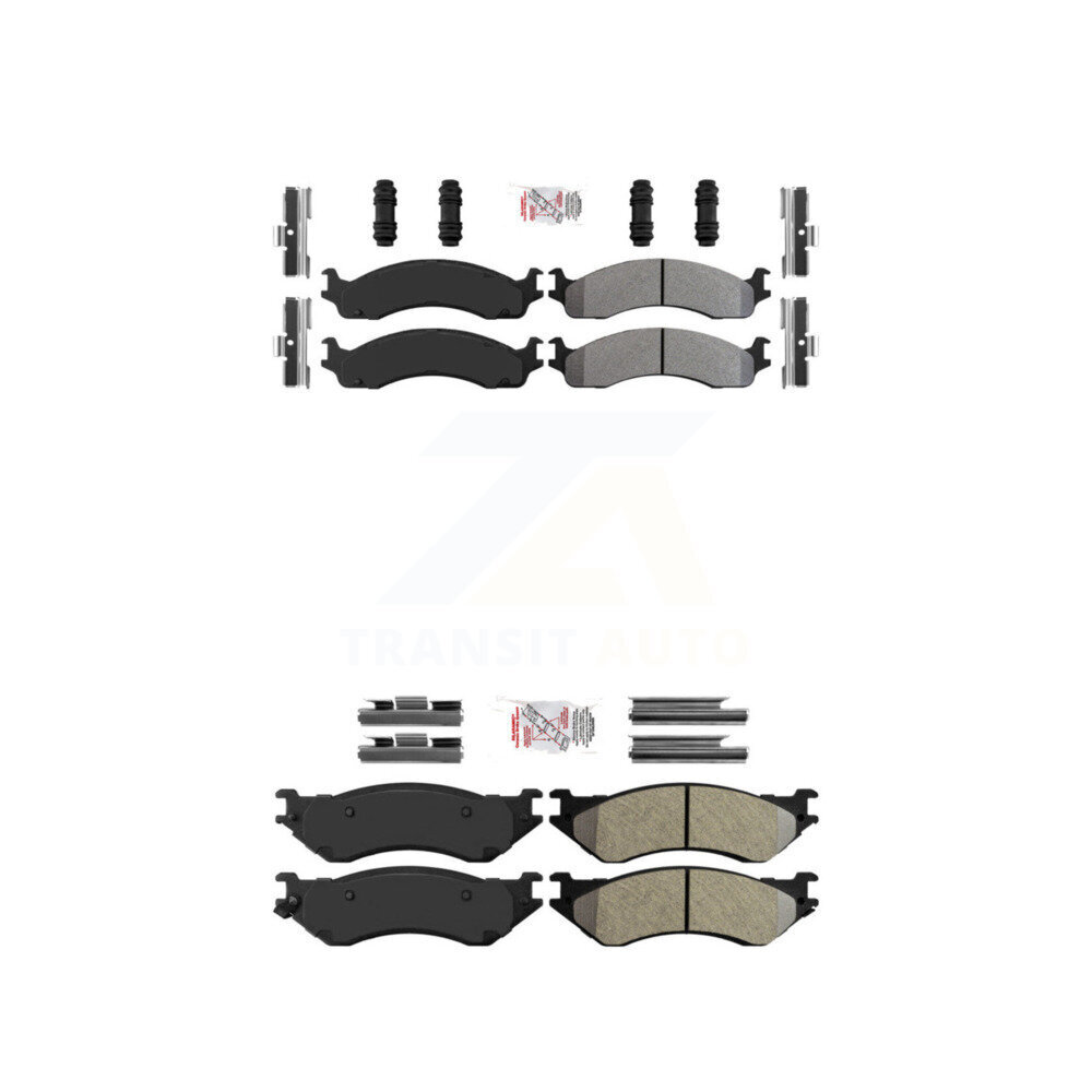 AmeriBRAKES - KNF-101717 - Front and Rear Disc Brake Pad Kits