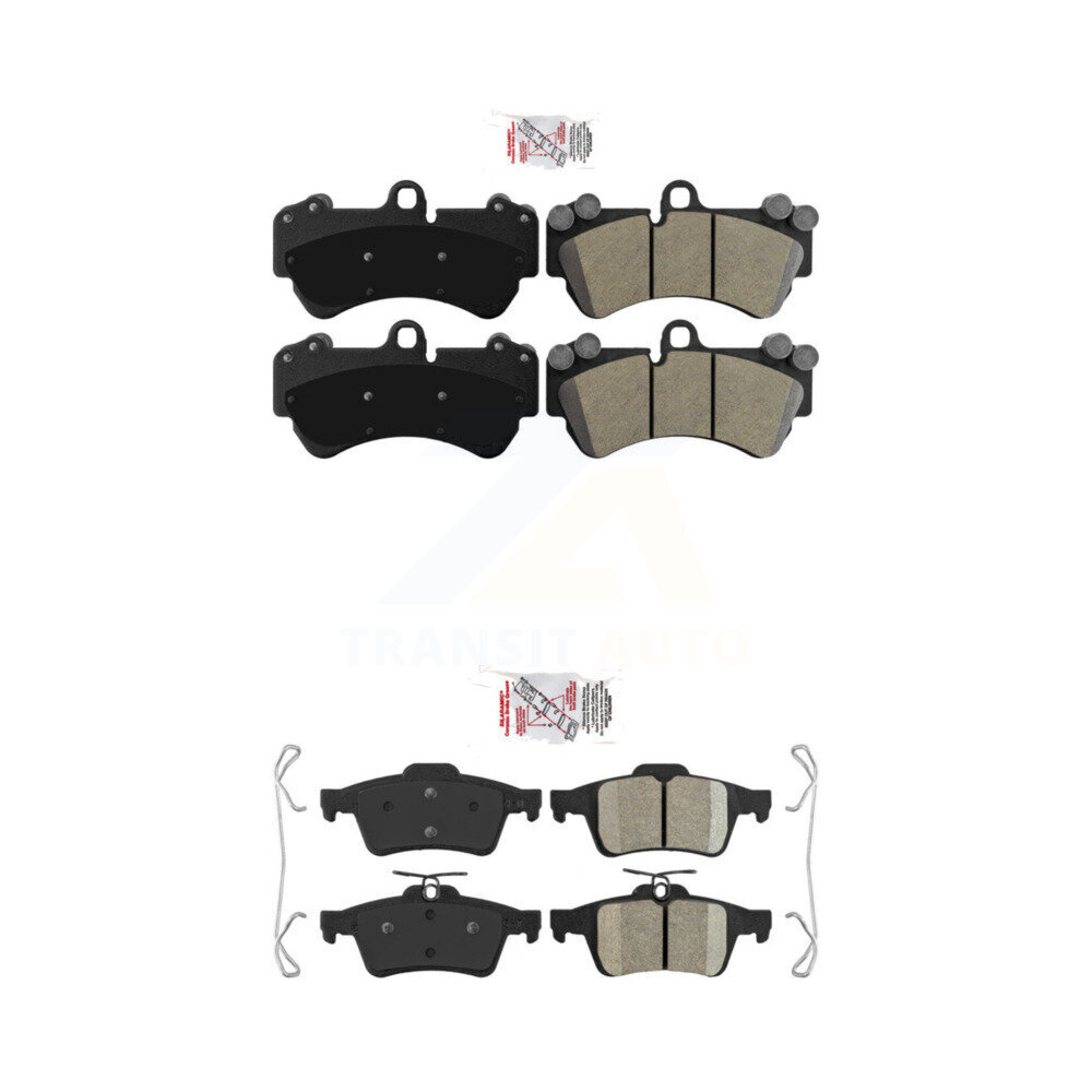 AmeriBRAKES - KNF-101720 - Front and Rear Disc Brake Pad Kits