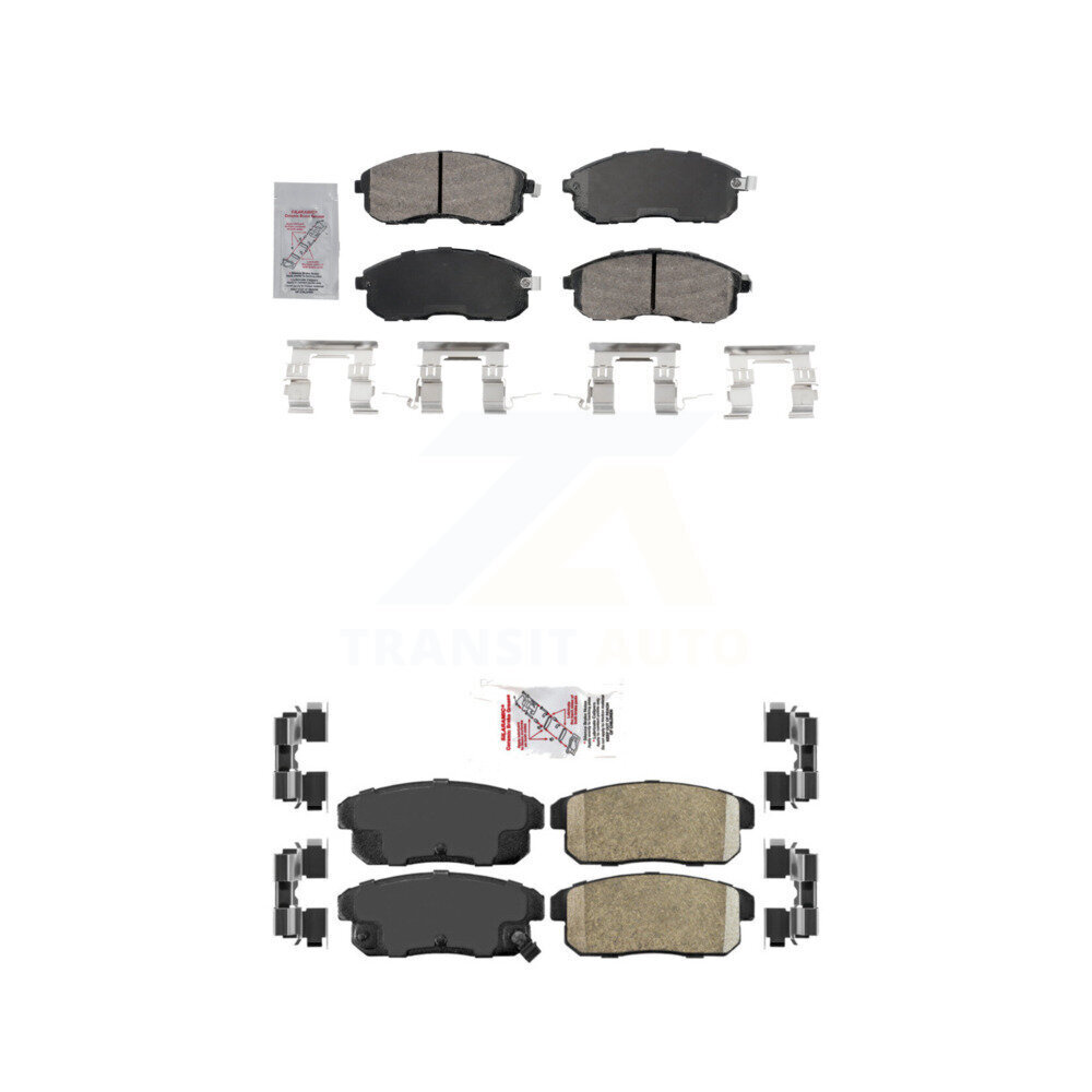 AmeriBRAKES - KNF-101735 - Front and Rear Disc Brake Pad Kits