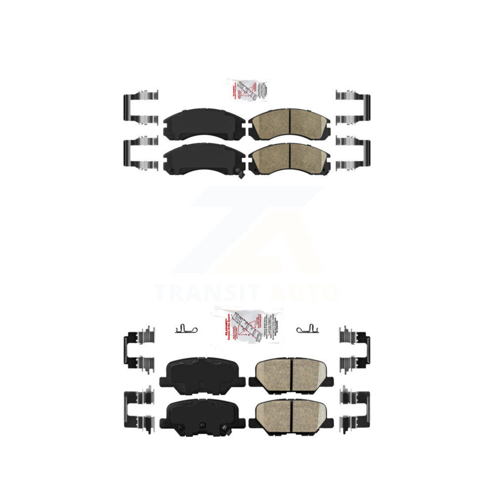 AmeriBRAKES - KNF-101751 - Front and Rear Disc Brake Pad Kits