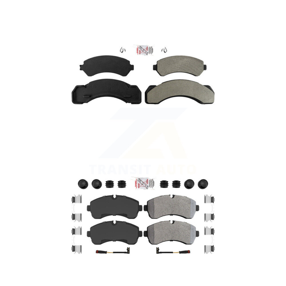 AmeriBRAKES - KNF-101757 - Front and Rear Disc Brake Pad Kits
