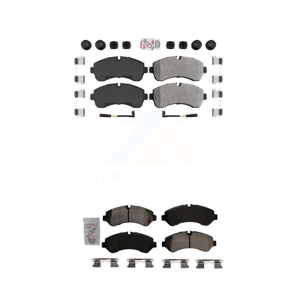 AmeriBRAKES - KNF-101758 - Front and Rear Disc Brake Pad Kits