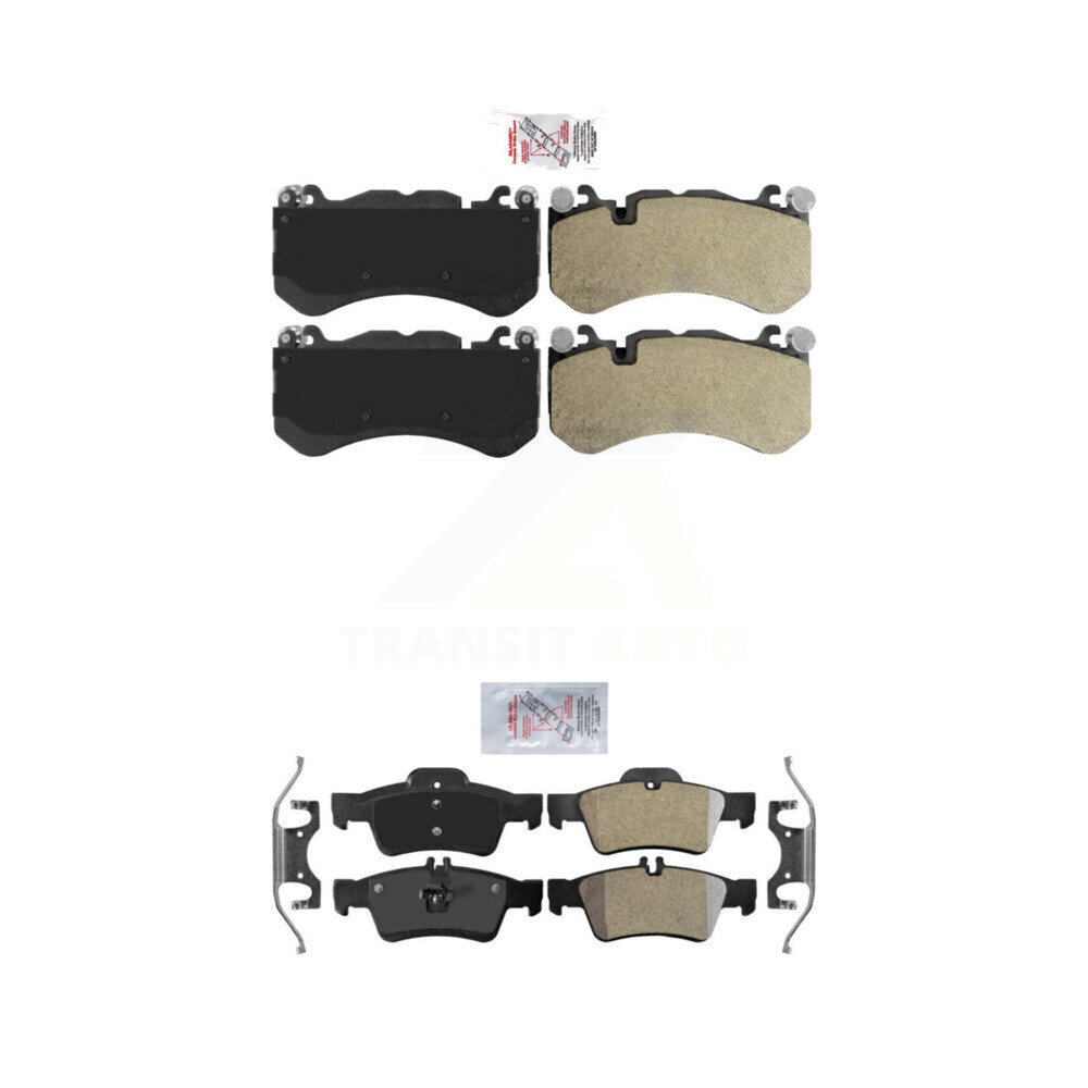 AmeriBRAKES - KNF-101767 - Front and Rear Disc Brake Pad Kits