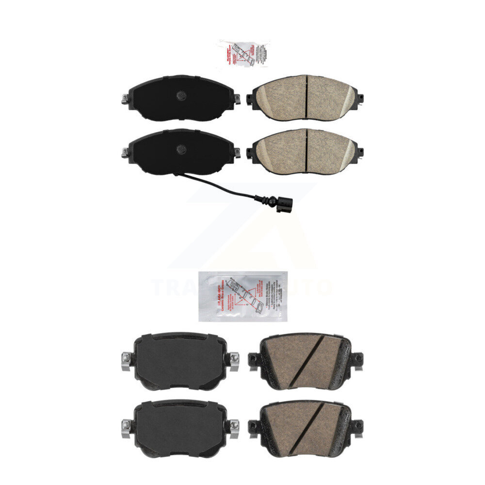 AmeriBRAKES - KNF-101769 - Front and Rear Disc Brake Pad Kits