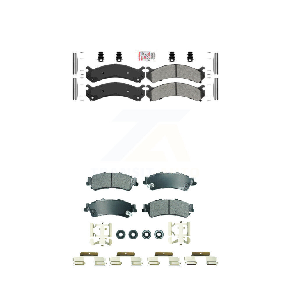 AmeriBRAKES - KNF-101818 - Front and Rear Disc Brake Pad Kits