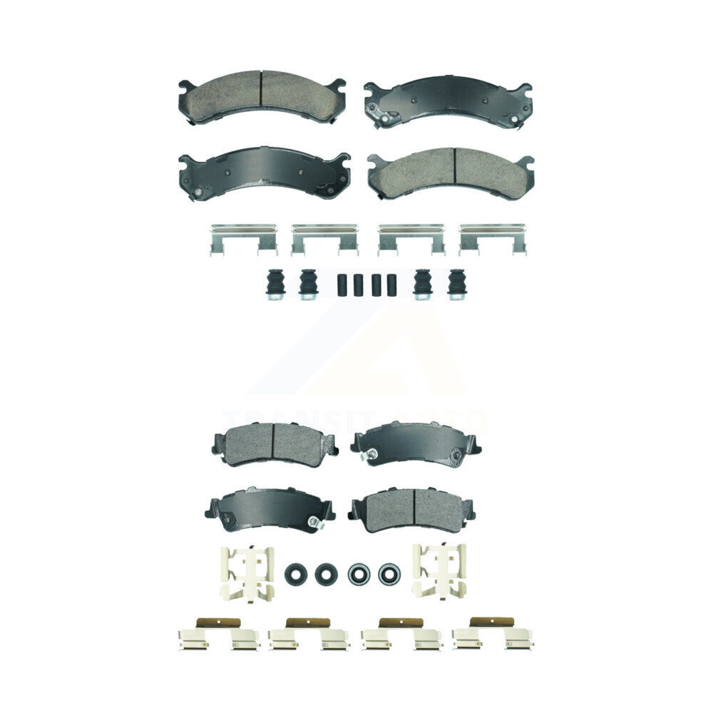 AmeriBRAKES - KNF-101821 - Front and Rear Disc Brake Pad Kits