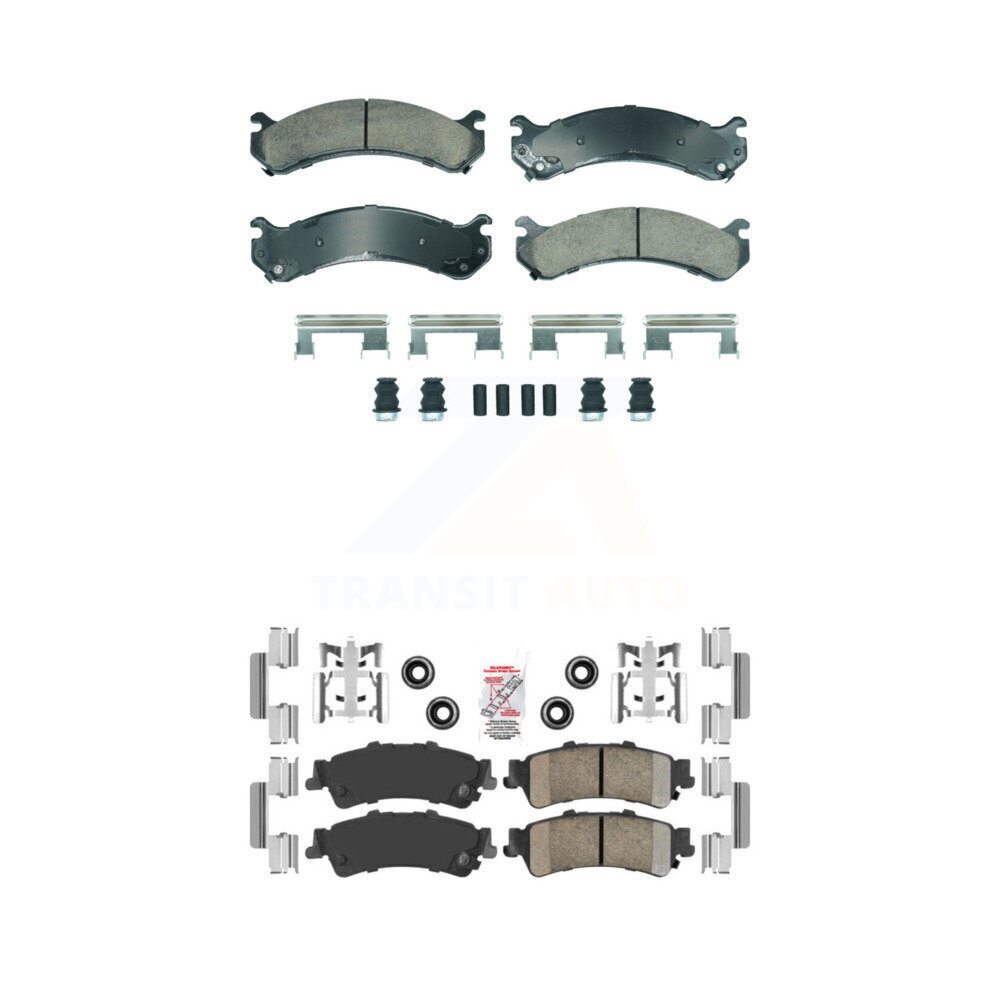 AmeriBRAKES - KNF-101822 - Front and Rear Disc Brake Pad Kits