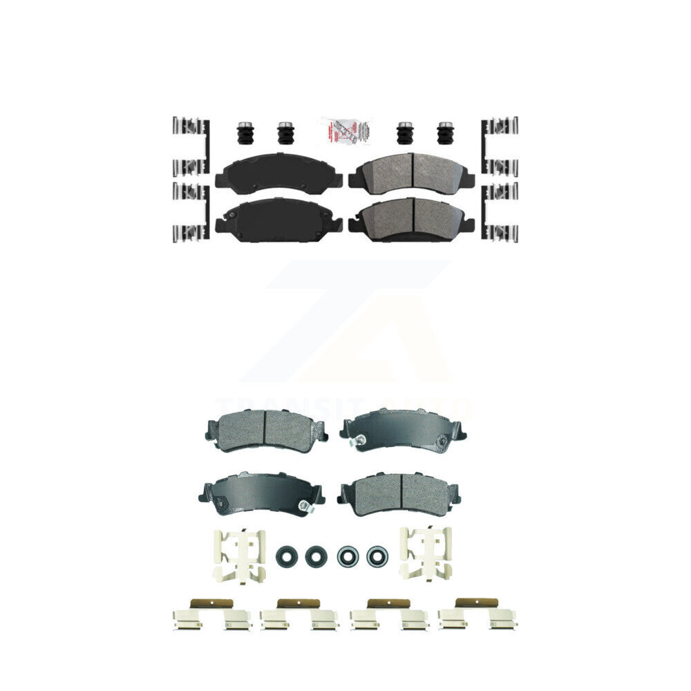 AmeriBRAKES - KNF-101839 - Front and Rear Disc Brake Pad Kits