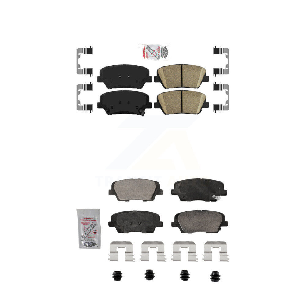AmeriBRAKES - KNF-101854 - Front and Rear Disc Brake Pad Kits